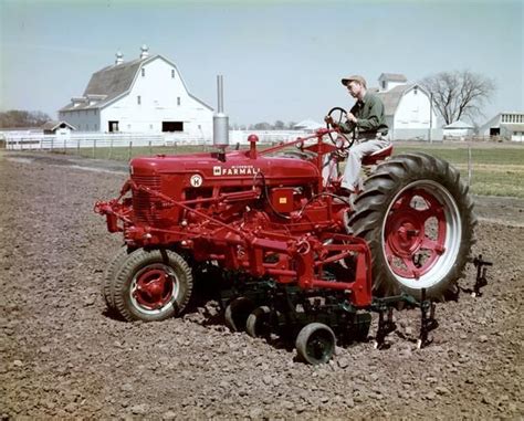 Cultivating With Farmall Super H Tractor Photograph Wisconsin