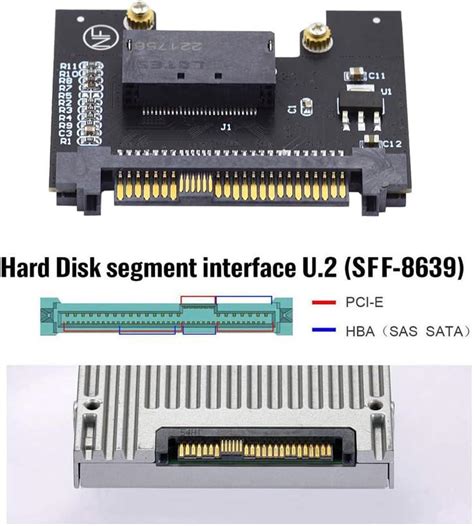 Xiwai P4511 E1 S Carrier U 2 Sff 8639 Host Adapter To Nvme Ruler 1u Gen