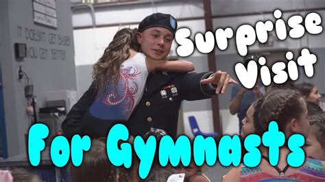 Coach Life Surprise Visit For Gymnastics Team Rachel Marie Youtube