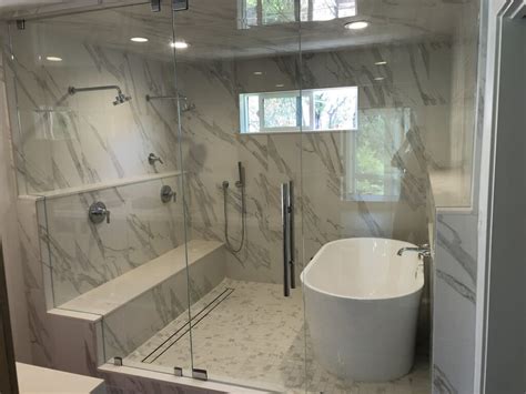 Heavy Frameless Showers Steam Showers Rocklin Glass Mirror Inc