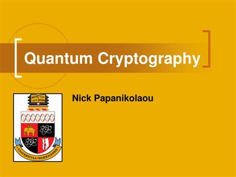 What Is Quantum Cryptography Ppt Capa Learning