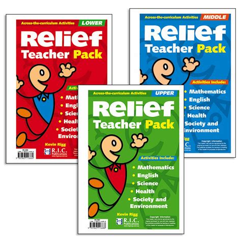 Relief Teacher Pack Book Pack Ric Publications Educational