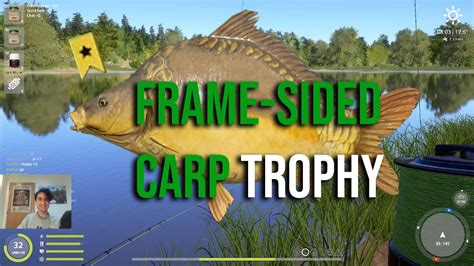 Frame Sided Carp Trophy At Amber Lake Russian Fishing Youtube