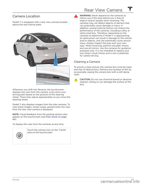 Tesla Model Y 2020 Owner´s Manual 232 Pages