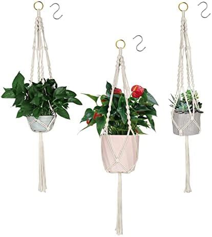 Macram Suspension Plante Pot Suspendu Plante Interieur Macram Plante