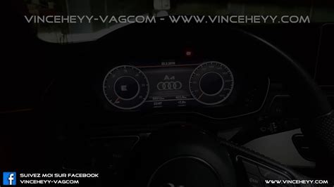 Audi A W B Gauge Test Needle Sweep Check Virtual Cockpit Youtube