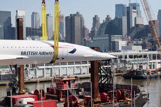 Concorde jet sets sail on Hudson River after restoration - March 14 ...