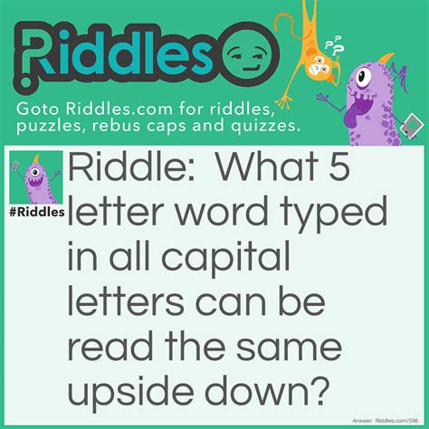 What Word Looks The Same Upside Down And Backwards Letter Words Unleashed