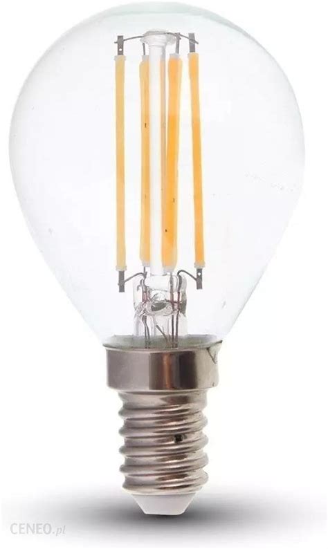 V Tac Żarówka Led 6W Filament E14 Kulka P45 Vt 2466 4000K 600Lm