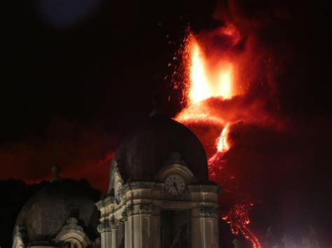 Mount Etna Great Eruption On December 1st