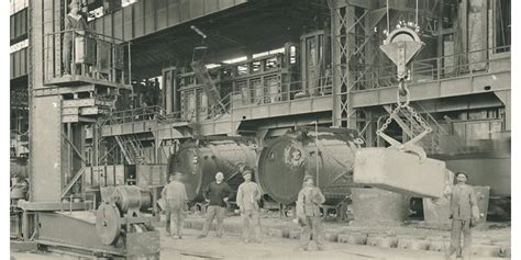 Le Creusot Patrimoine Industriel Usine Du Creusot Durant La