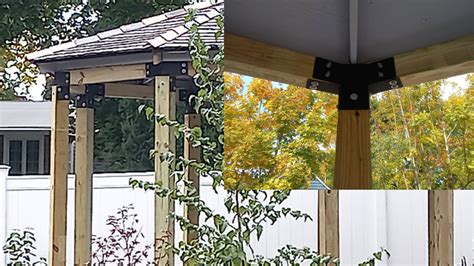 Posthugger Pc X Hexagon Pergola Bracket Set For X X