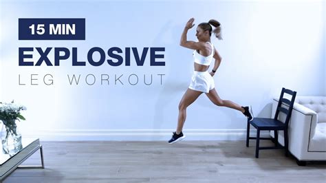 Min Explosive Leg Workout Plyometric And Isometric Youtube