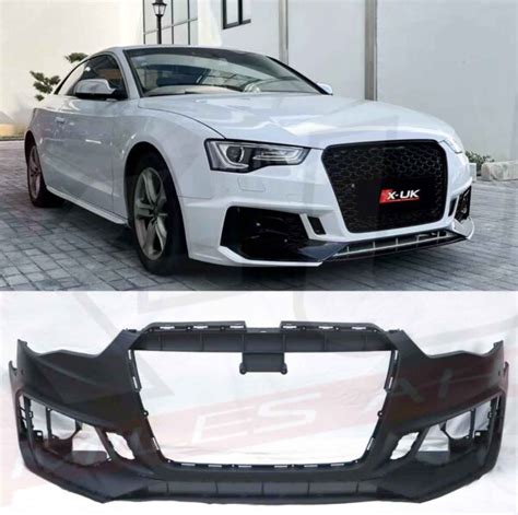 Audi RS5 B9 Style Front Bumper Conversion For Audi A5 S5 2012 2015