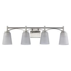 Patriot Lighting Bandar Brushed Nickel Light Vanity Light At Menards