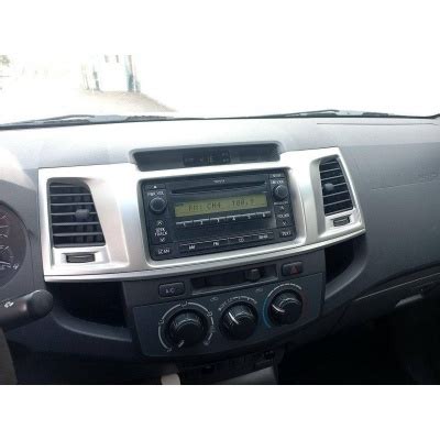 Moldura Toyota Hilux E Sw Ar Digital Anal Gico