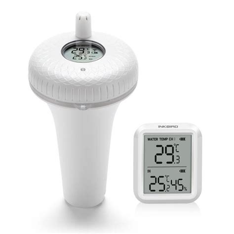 Inkbird Smart Water Temperature Sensors Swimming Pool Temperature Meter Ibs P01r With Lcd Screen