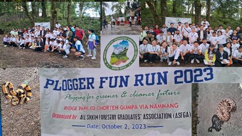 Join The Plogger Fun Run Transforming Sikkim S Future With