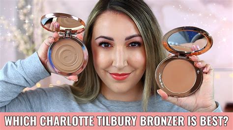 NEW Charlotte Tilbury Beautiful Skin Sun Kissed Glow Bronzer Vs