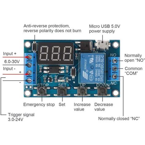 Jual Local Stock XY J02 DC 6V To 30V One Way Relay Module Delay Power