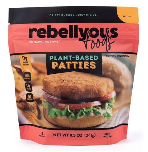 Rebellyous Foods Plant Based Patties