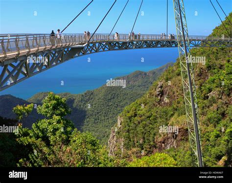 Sky Bridge Langkawi Malaysia Stock Photo Alamy