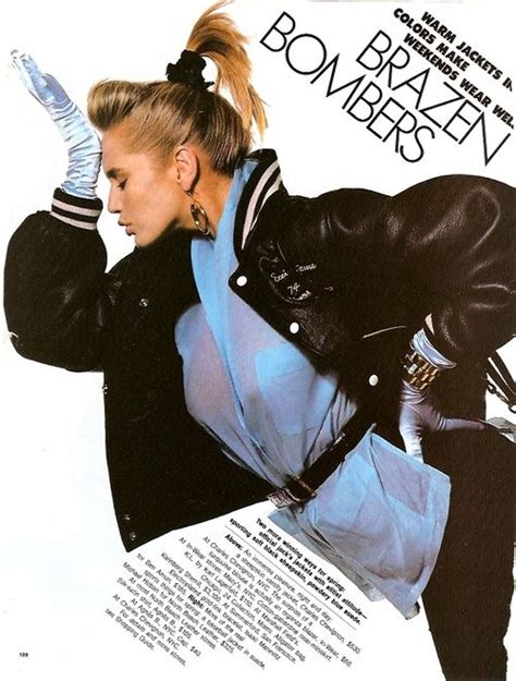 Elle 1985 Feat Ashley Richardson Poses 80s Fashion Retro Fashion