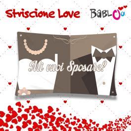 Striscione Personalizzato Idea Regalo Sposi Matrimonio Mi Vuoi Sposare