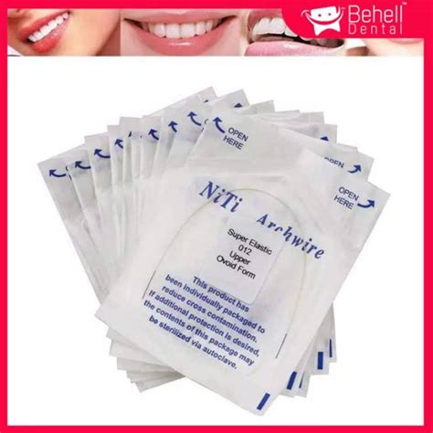 Jual Kawat Putih Behel Dental Orthodontic Super Elastic Niti Round Arch