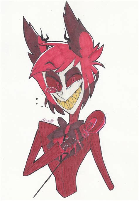 Alastor Hazbin Hotel By Haru Draw On Deviantart