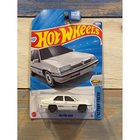 Hot Wheels Proton Saga Putih US Card White Shopee Malaysia