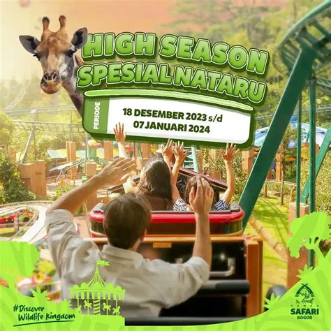 Promo Tiket Taman Safari Bogor Spesial Libur Nataru 2024