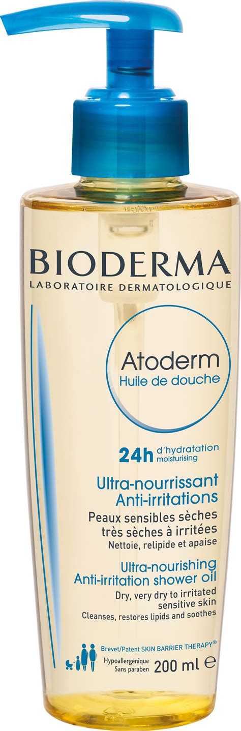 Bioderm S Atoderm Hydrating Shower Body Oil Moisturizer For Dry