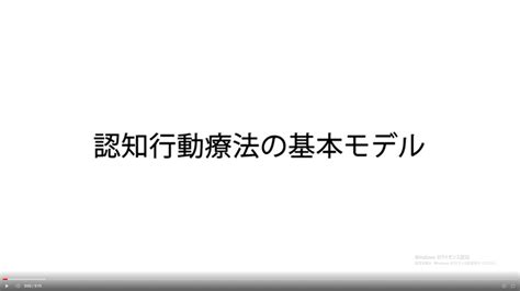 Cbtマニュアル 認知行動療法マップ