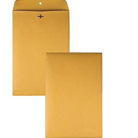 Quality Park 10 X 15 Clasp Envelopes With Deeply Gummed Flaps Clasp 98