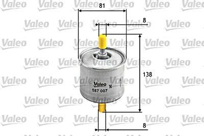 Valeo Fuel Filter For Ford Mazda Escort V Vi Vii Fiesta Iii Iv Ka