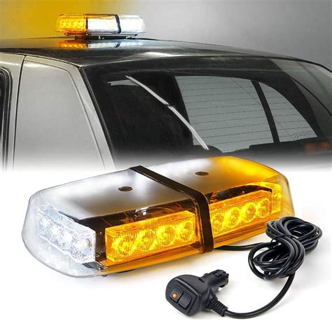 12v 240 Led Car Roof Top Mini Strobe Light Law Enforcement Vehicle