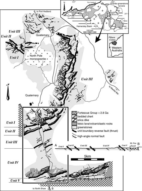 Location Map Of The North Pole Area In The Pilbara Craton And