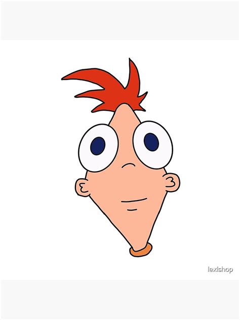 "Front facing phineas" Poster for Sale by lexlshop | Redbubble