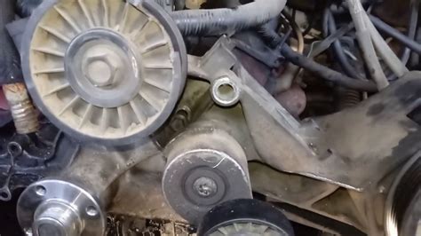 How To Remove Power Steering Bracket 1991 Ford Ranger 3 0l Youtube