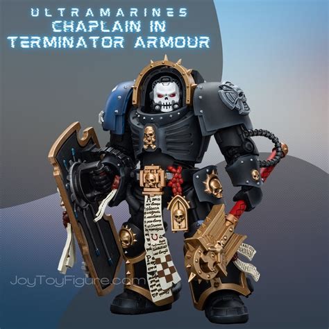 JoyToy WH40K Ultramarines Chaplain In Terminator Armour Joytoy Figure