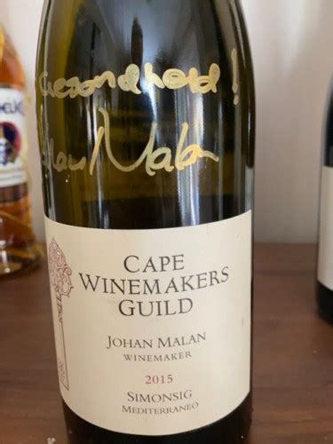 Simonsig Cape Winemakers Guild Mediterraneo Vivino Us