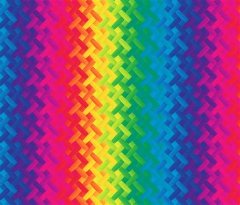 woven rainbow fabric - weavingmajor - Spoonflower