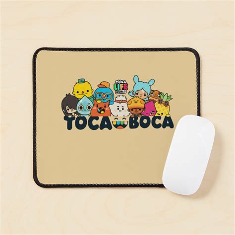 Toca Boca Toca Boca 2021 Toca Life World Mouse Pad By Anasohping