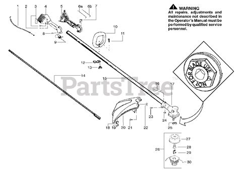 Snapper S 31 Sst Snapper String Trimmer Handle And Shaft Assembly Parts Lookup With Diagrams