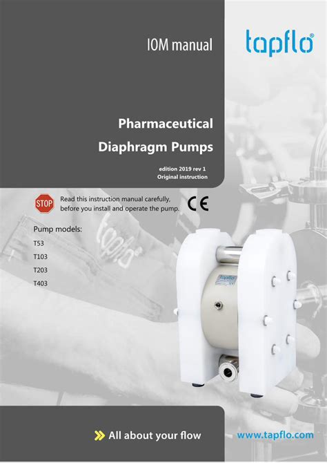 PDF Pharmaceutical Diaphragm Pumps Tapflo The Tapflo Air