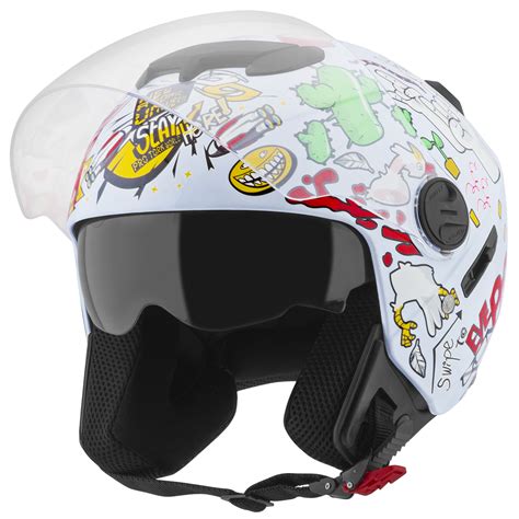 Compre Capacete Aberto New Atomic Universe Brilhante Pro Tork Sportbay