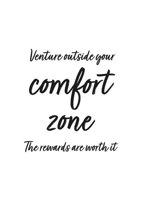 Prints Instant Download Venture Outside Of Your Comfort Zone Quote