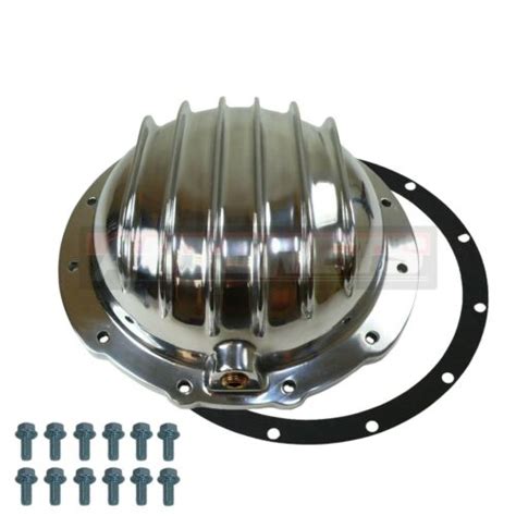 Polished Aluminum Finned Differential Cover Kit Dana Spicer 20 Rear Jeep Cj5 Cj Ebay