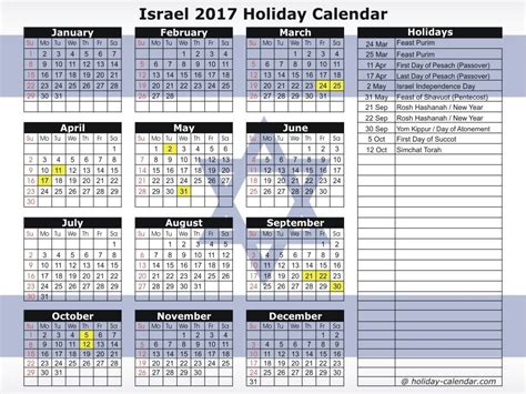 Jewish Holidays Printable